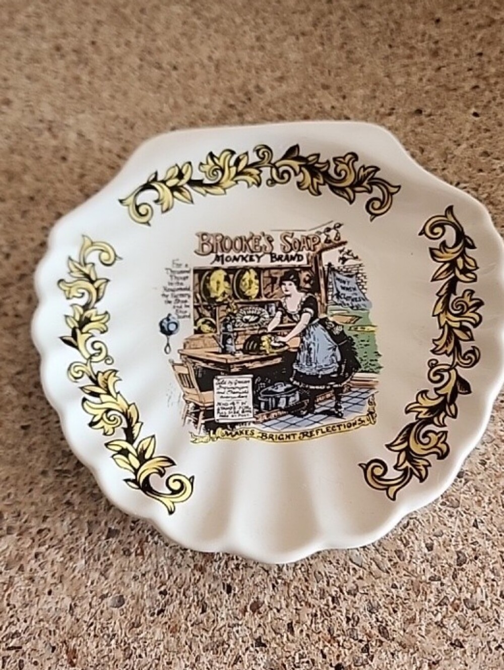 Vintage 03-1975  Lord Nelson Pottery Hand Crafted England  Brooke's Soap Monk